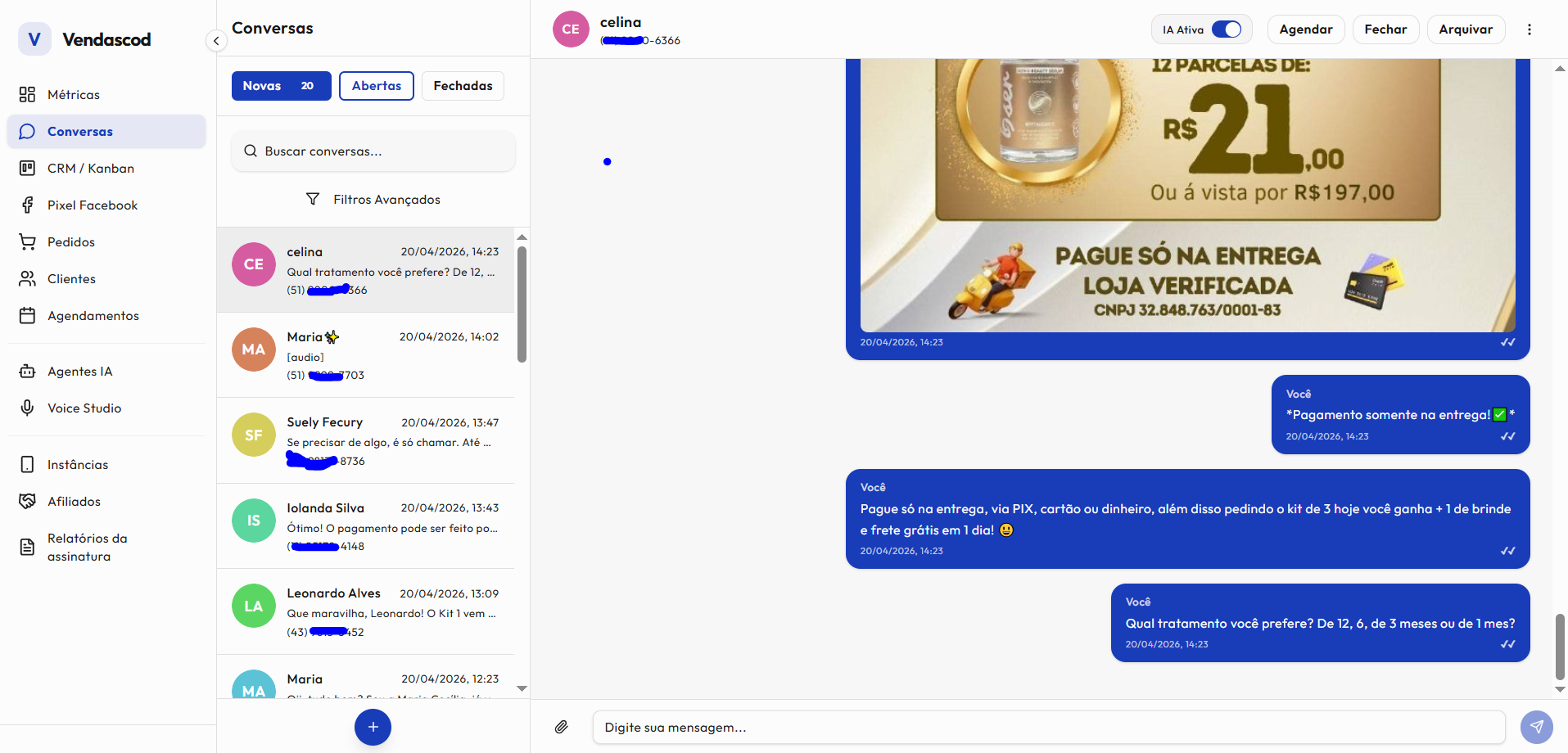 Chat ao Vivo